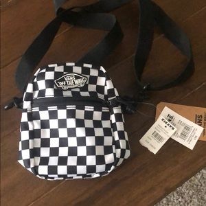 VANS Black&White Checkerboard Crossbody Bag